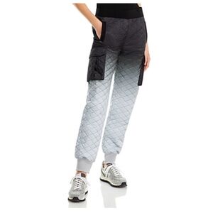 NEW Norma Kamali, Cargo Jog Pant, Black/Ombre, size M/34